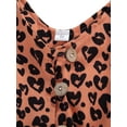 thumbnail image 3 of EYIIYE Combinaison Sans Manches pour Fille Tout-Petit Combishort Tenue d'Été, 3 of 7