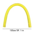 thumbnail image 3 of Pool Noodles Foam, 59" Floating Pool Noodle Foam Tube Bright Thick Noodles for Float Swimming Pool Assorted Colors (Yellow), 3 of 4