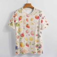 thumbnail image 3 of Various Fruits Women's T-Shirt Short Sleeve T Shirts Tops Tee Ladies Loose T, 3 of 6