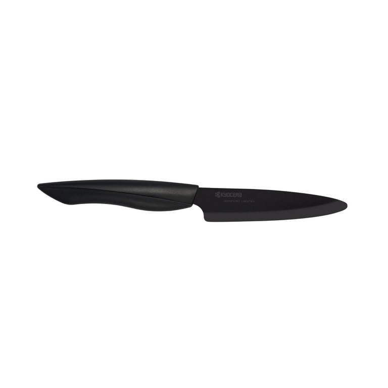 Kyocera Cutlery Round Universal Knife Block, Black