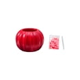 thumbnail image 1 of Jarrones para Flores Jarrón de Plástico Creativo con Forma de Calabaza Jarrón Decorativo, Material de Vestido de Vacaciones, Dos Mitades Empalmadas, 1 of 6