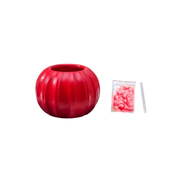 Jarrones para Flores Jarrón de Plástico Creativo con Forma de Calabaza Jarrón Decorativo, Material de Vestido de Vacaciones, Dos Mitades Empalmadas