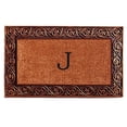 thumbnail image 1 of Home & More 10003BRNZJ Prestige Bronze Monogram Doormat (Letter J), 1 of 1