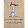 thumbnail image 1 of Fiudx Collar In Zodiaco, Colgante En Constelación, Regalo de Cumpleaños para Mujeres, Regalo de Vacaciones para Niñas, Joyería de Uso Diario, Regalo para Familiares y Amigos, Chapado En Aleación de 2, 1 of 1