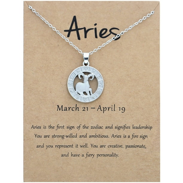 Fiudx Collar Del Zodiaco, Colgante de Las 12 Constelaciones, Collar con Dije Chapado En Aleación, Regalo Ideal para Cumpleaños, Aniversarios y Festividades, Perfecto para Mujeres y Niñas, Elegante pa