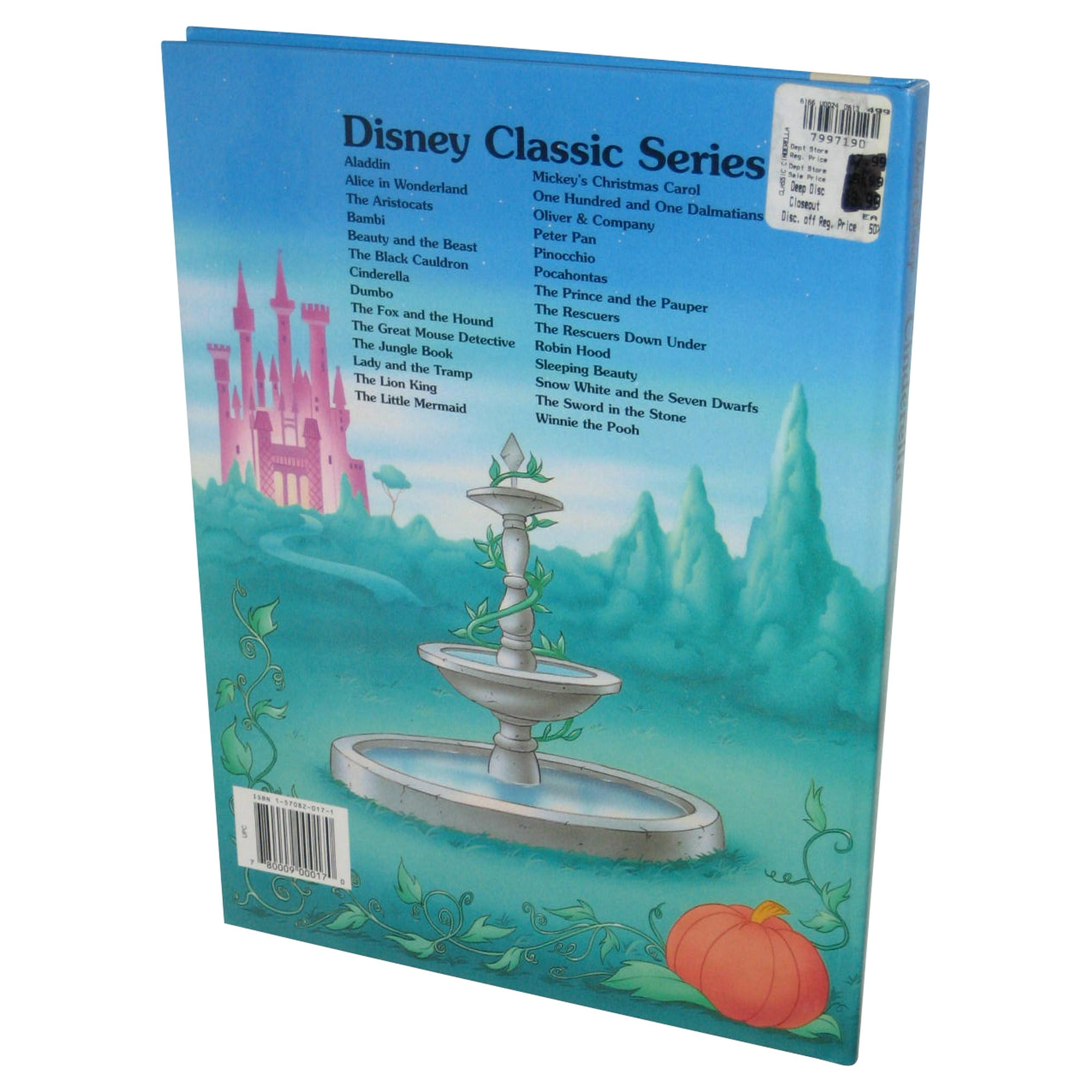 Disney Cinderella Classic Storybook (1997) Hardcover Book - (Mouse Works  Classics Collection) - Walmart.ca