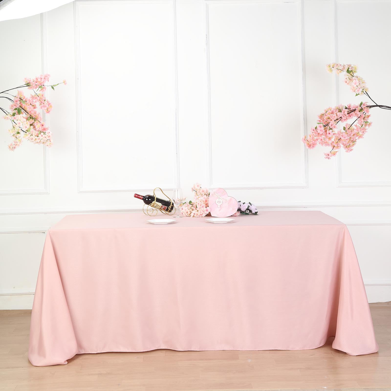10 Dusty Rose 90/" ROUND POLYESTER TABLECLOTHS Wholesale Wedding Party Supplies