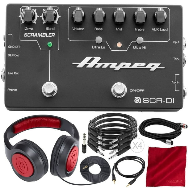 Ampeg SCR-DI Bass DI Preamp with Scrambler Overdrive and Deluxe