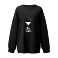thumbnail image 3 of Sudadera Para Mujer Sudaderas Con Cuello Redondo Moda de Acción de Gracias Impreso Blusa Suelta de Manga Larga Cuello Redondo Casual Pullover Tops Sweatershirt Odeerbi  ODB132025, 3 of 4