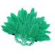 thumbnail image 5 of Máscara de plumas artificiales de media cara, accesorio de moda para fiesta de disfraces de cosplay Verde, 5 of 8