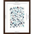 thumbnail image 5 of Art.com Watercolor Drops II Art Print by Grace Popp, Brown Frame Wall Art, 32" x 40", 5 of 5