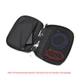 thumbnail image 3 of Generic Dual-Layer Waterproof Nylon Organizer for Electronics - Compact Travel Case for Chargers, Cables, SD Cards, and More, Lightweight & Durable, Grey, 3 of 6