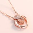 thumbnail image 2 of Jewelry VerPetridure New 100 Languages I Love You Valentine's Day Present Memory Projection Necklace, 2 of 7