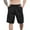 Black, variant on Mens Lightweight Athletic Shorts Elastic Waistband Design Stretchy Fabric Relaxed Silhouette for Outdoor Activities Green XXL