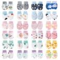 thumbnail image 3 of TELOLY 8Pcs Baby Mittens,Thoughtful Design Baby Mittens Newborn,Prevents Injuries Newborn Mittens,Style2, 3 of 4