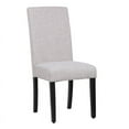 thumbnail image 3 of Costaelm Adison Fabric Dining Side Chair, Light Gray (Set of 2), 3 of 9