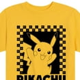thumbnail image 3 of Pokémon - Pikachu Checkers - Youth Short Sleeve Graphic T-Shirt, 3 of 5