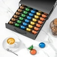 thumbnail image 7 of HFHOME Coffee Pod Holder Drawer for Nespresso Vertuo Capsules, 50-Capsule Metal Storage Organizer, Black, 7 of 7