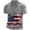 Gris, variante sur N Men Chemises à Manches Longues Garçon Pantoufle Mode Automne Hauts Men Manches Extra Longues Vêtements d'Entraînement des Années 1970 Haut Tech B Chemise Dos en V Chemises Men Haut de Natation Compression Men T-Shirt Imprimé Drapeau Décontracté Confortable