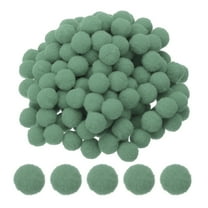 0.6inch Pom Poms for Crafts, 500pcs Pompoms for Crafts Puff Balls Bulk Fuzzy Balls for Hats Christmas Art DIY, Blue Green