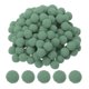 thumbnail image 1 of Pom Poms de 0.6 pulgadas para manualidades, 500 piezas de pompones para manualidades, bolas esponjosas a granel para sombreros, arte navideño DIY, azul y verde, 1 of 7