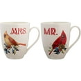 thumbnail image 2 of Lenox 863973 Winter Greeting 2-Piece Mr & Mrs Mug Set, 2 of 6