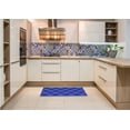 thumbnail image 5 of Ahgly Company Indoor Round Patterned Blue Ribbon Blue Area Rugs, 6' Round, 5 of 6