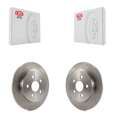 CMX Rear Disc Brake Rotors Pair for Car Toyota Corolla Matrix Prius Prime Pontiac Vibe AWD-e Lexus CT200h Plug-In K8-100603