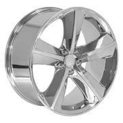 Single(1) OE Wheels DG05 20x9 Chrome Rim 5x115 20ET