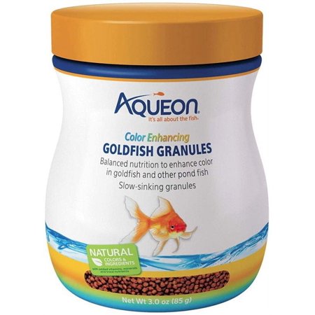 Aqueon Color Enhancing Goldfish Granules [Aquarium, Foods Flake (Goldfish)] 3 oz