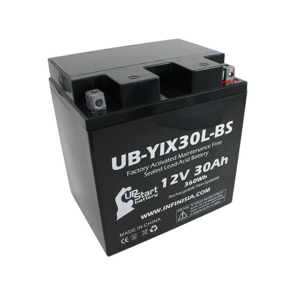 UB-YIX30L-BS Battery Replacement for 2011 Arctic Cat Prowler 700 HDX, HDX XT 700 CC UTV - Factory Activated, Maintenance Free, Motorcycle Battery - 12V, 30AH, UpStart Battery Brand