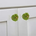 thumbnail image 5 of Beauty Art 1-2/3 In. Large Beads Green Cabinet Knob - Pack of 1, 5 of 5