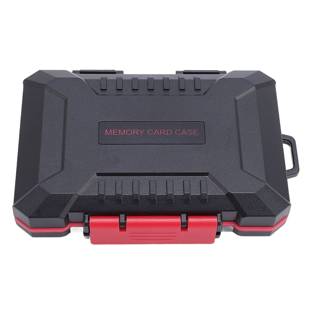 Étui de Rangement pour Cartes Mémoire, Étui Portable Sécurisé Multi-Fentes en ABS pour Cartes CF A