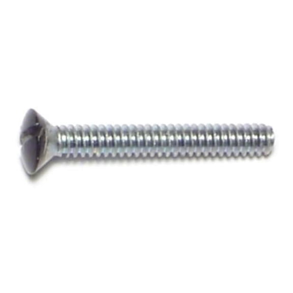 #6-32 x 1" Black Slotted Oval Head Switch Plate Screws SPSB-084 (20 pcs.)