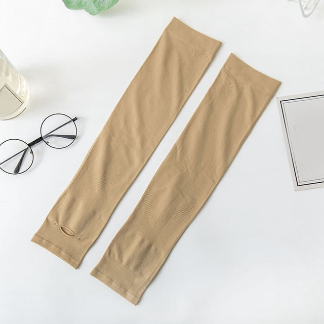 Detachable Sleeves - Arm Sleeves For Women with Finger Rest Type UPF50+ Sun Sweat Absorbent Full Arm Wraps and Wrist Coverage