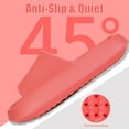 thumbnail image 4 of Cloud Slippers for Women and Men, Massage Shower Bathroom Non-Slip Quick Drying Open Toe Super Soft Comfy Thick Sole Home House Cloud Cushion Slide Sandals for Indoor & Outdoor Platform Shoes, 4 of 13