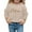 Beige, variant on WOYY Tween Girls Casual Sweatshirt Long Sleeved Pullover Top Children's Sweatshirt