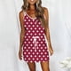 thumbnail image 1 of WILLBEST Vestidos Casuales Vestido de Playa de Verano sin Mangas con Tirantes y Cordón para Mujer Vestido Informal con Bolsillos Estampados Grande​​, 1 of 3