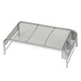 thumbnail image 6 of Mind Reader Metal Mesh Monitor Stand, Laptop Riser with 2 Compartments, Silver, 6 of 7
