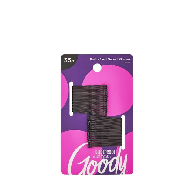Goody Bobby Pins - Secure Hold - 35 Ct - Black