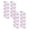 Pink, variant on 20 Pcs Mini Loaf Baking Pans Disposable Loaf Pans Aluminum Tin Foil Meal Prep Bakeware Foil Bread Pans Aluminum Loaf Pans for Baking, Disposable Bread Pans, 5.78x1.85x1.18 Inch, Cream