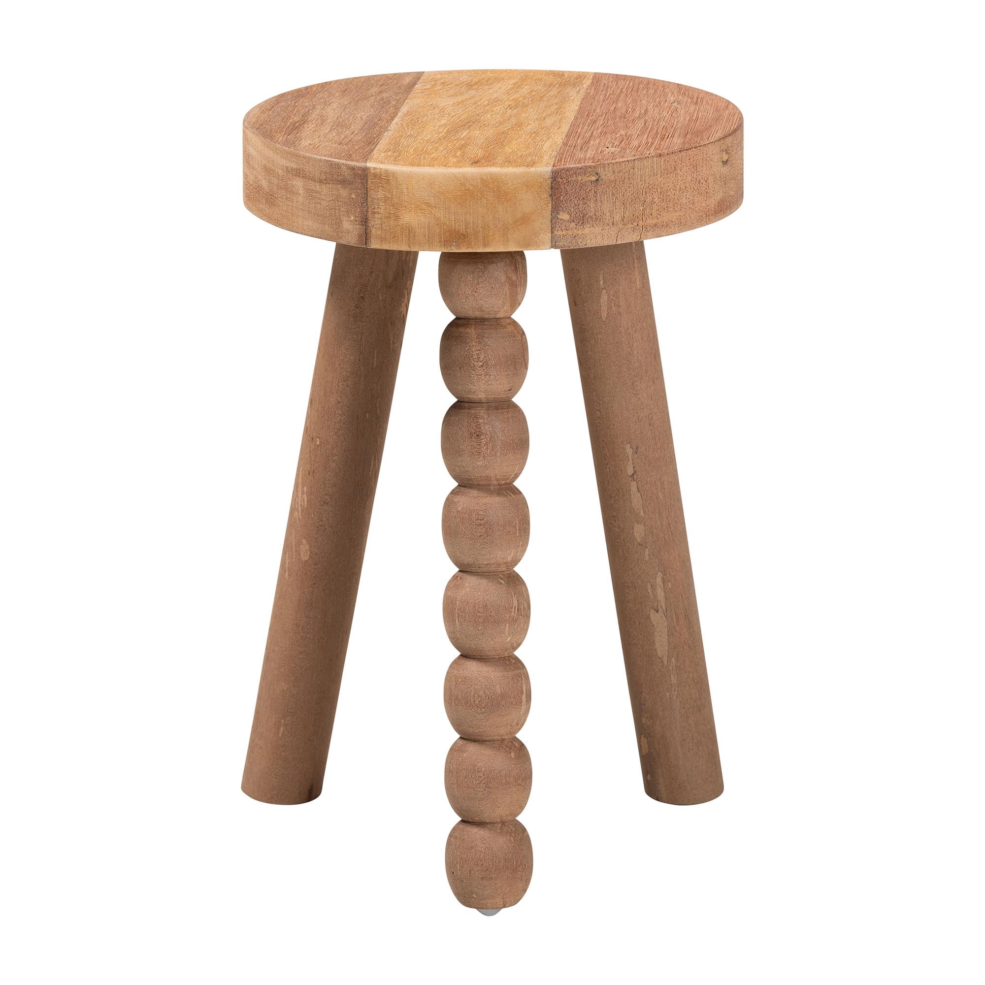 bali & pari Sihu Rustic Footstool, Natural Brown