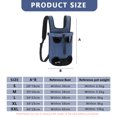 thumbnail image 3 of Bolsa de pecho Hebilla de seguridad incorporada Bolsa de transporte para perros y mascotas Mochila (Azul XL) Ndcxsfigh Libre de BPA, 3 of 7