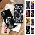 thumbnail image 2 of Funda de silicona suave para teléfono, carcasa de cantante de Rap, Tupac Shakur, para iphone 14, 13, 12, 11 Pro, Mini, XS MAX, 8, 7, 6 Plus, X, XS, XR Fivean unisex, 2 of 2