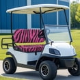 thumbnail image 5 of Pzuqiu Zebra Stripe Design Golf Cart Front Seat Cover Kit Breathable, Washable, Suitable for Outdoors, Fit for Ezgo, 5 of 10