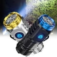 thumbnail image 1 of LAICAIW Three-Eyed Monster Mini Flash Super Power Flashlight,Thumb Flashlight,Led Mini Flashlight 1600 high Lumens Rechargeable,5modes Long Beam Spotlight Pocket EDC Flashlight for Hiking,Camping (B, 1 of 7