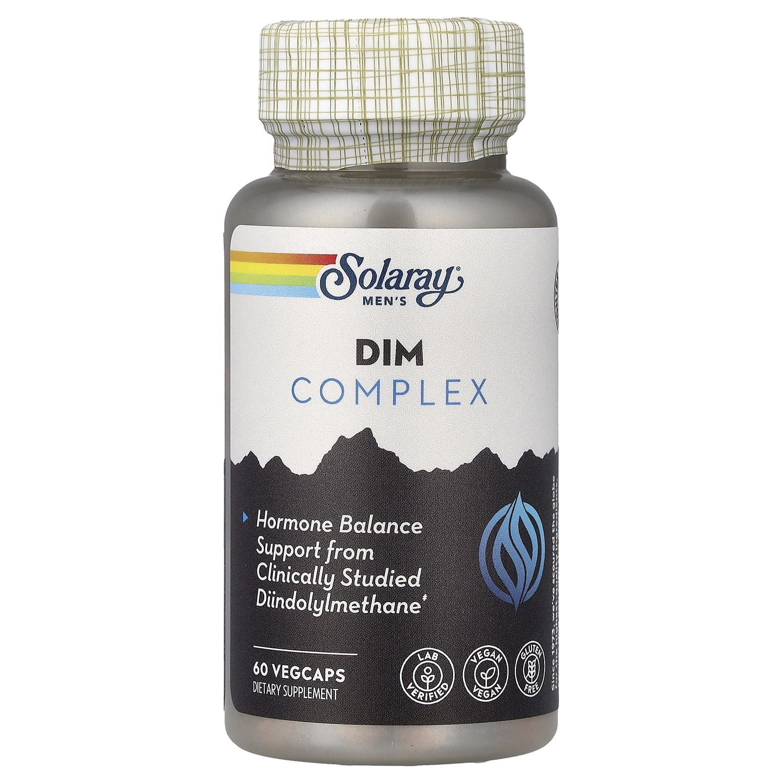 Solaray Men's DIM Complex, 60 VegCaps