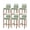 Multicolor, variant on Sage Green Ombre Bar Stool Covers Set of 6, Modern Sage Green Abstract Art Stretch Washable Bar Chair Covers with Backs, Removable Pub Counter Height Chair Cover for Kitchen Dining Room Cafe