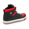 thumbnail image 4 of AIRWALK SAFETY Men's Arena Mid Composite Toe EH Work Shoe Black/Red - AW6451, 4 of 6