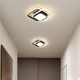 thumbnail image 3 of Luz Geométrica Moderna Metal De Moda Modos De Luz Ajustables Duros Duraderos 21W 85-265V Luz Led De Techo Cuadrada Práctica Negra Para Entrada Pasillo Balcón Cateissary HA015953-00, 3 of 6